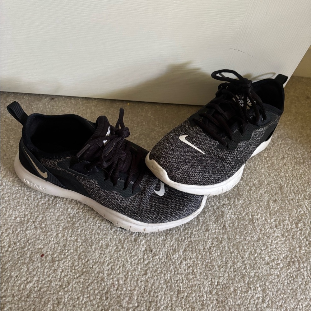Nike Charcoal and White Running Shoes